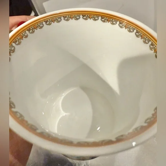 RARE Versace Rosenthal Collab Gold Trim Pink & Blue Mug Set New in Box - Picture 15 of 15